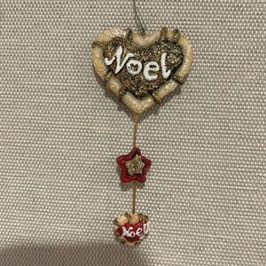 Handmade NOEL (3) ornament